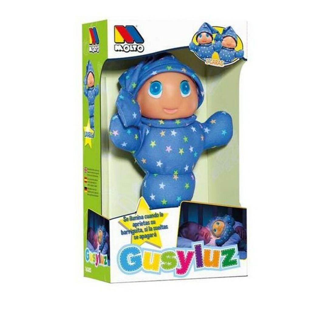 Fluffy Toy Gusy Luz Moltó 385 Blue Pink Green Multicolor PVC (33 Cm)