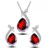 Women‘s Rhinestone Collarbone Chain, Elegant Crystal Mermaid-Themed Jewelry Set with Earrings
