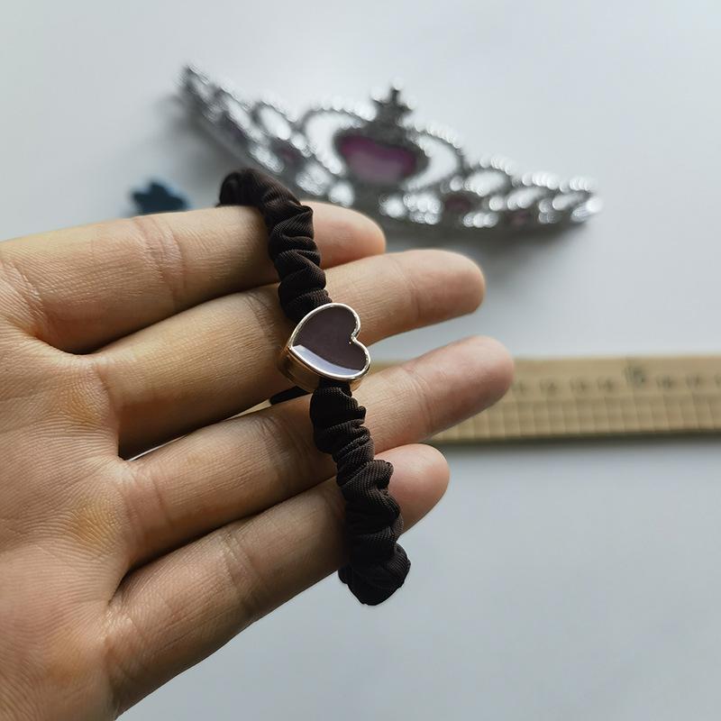 Silk Cloth Rubber Band Hair Tie Women's Hair Band Bun Simple Small Intestine Band