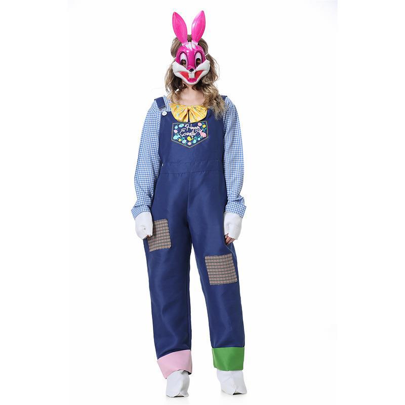 New adult men's and women's Halloween clothes Easter bunny stage performance suit