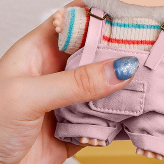 17cm Clothes Playtime Cowboy Overalls Set Doll Doll Clothing Accessories Gift