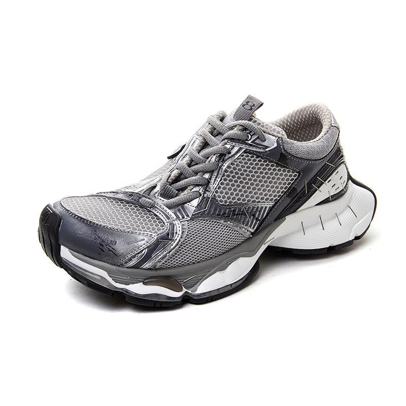 Autumn and Winter New Women's Shoes Platform Heightening Mesh Trendy Shoes Sports Shoes