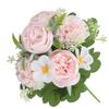 For Forest-Style Artificial Peony Bouquet for Bridesmaids and Photographers Requiring Consistent Floral Appearance Events