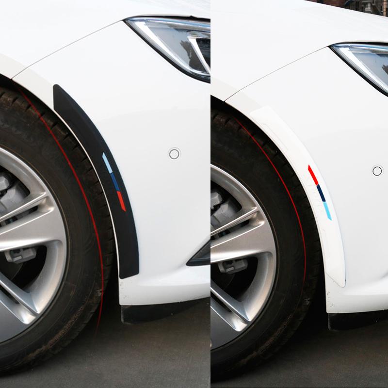 40X3.8CM felga samochodowa ochraniacz brwi nadkole listwy gumowe naklejki pasek dekoracyjny osłona zderzaka