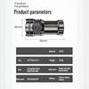 Strong Magnetic Flashlight  High Power LED Flashlight USB Rechargeable COB Waterproof Portable Mini Lighting Lamp  Camping Flash