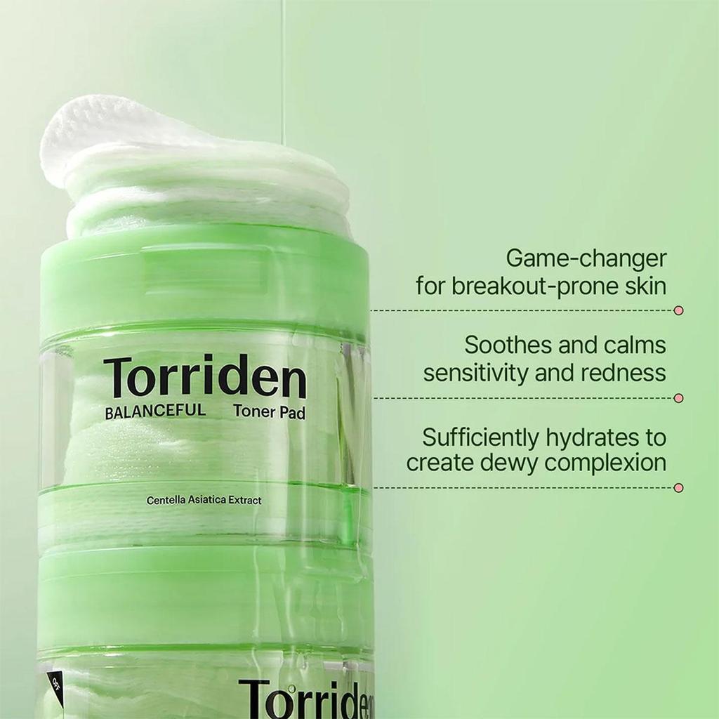 TORRIDEN Balanceful Cica Toner Pads 60 Stück