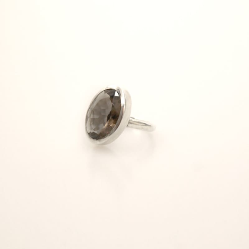 STUDIO LEIGH SMOKY QUARTZ RING
