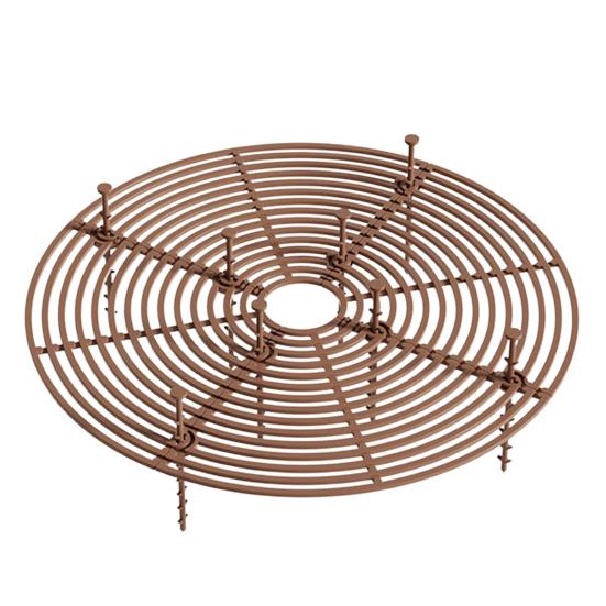 1 set di griglia per vaso per piante, tagliata liberamente, resistente alla ruggine, durevole, con buona copertura, protezione del terreno per fiori per la casa