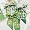 Long silk scarf, high-end new versatile hair tie streamer, atmosphere ribbon, spring and summer decorative scarf, tied bag streamer