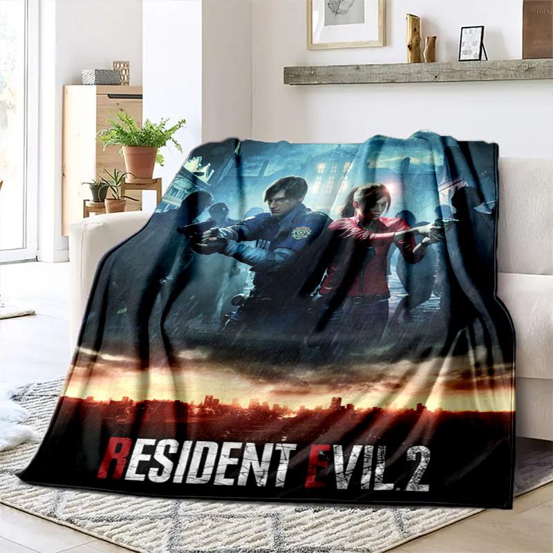 The sci-fi game Resident Evil features the Umbrella Corporation blanket a soft home furnishing nap decoration a warm Sherpa blanket for all seasons U8