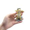 Cute Dragon Ornament Resin Miniature Statue Garden Succulents Home Bedroom Room Decoration Crafts Resin Home Decor Figurine Gift