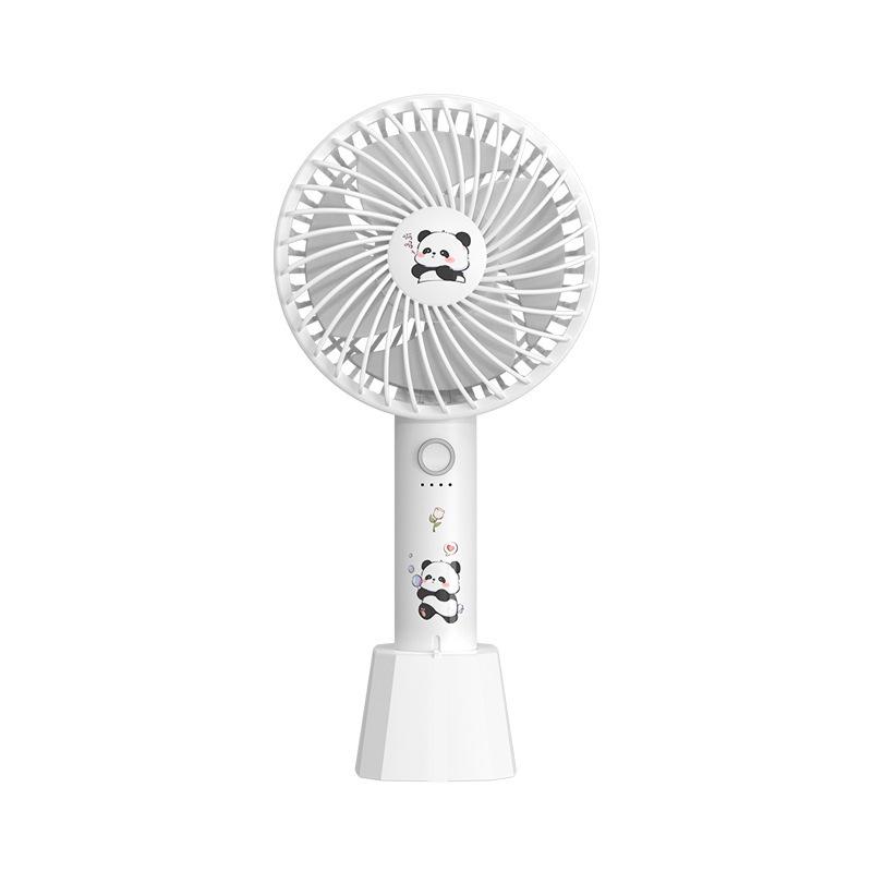Panda Cartoon Foldable Neck Fan - USB Rechargeable Portable Summer Cooler 109*47*213