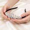 Piano Performance Princess Crown Headband - Luxury Hair Accessory for Girls' Birthdays & Fashion Shows