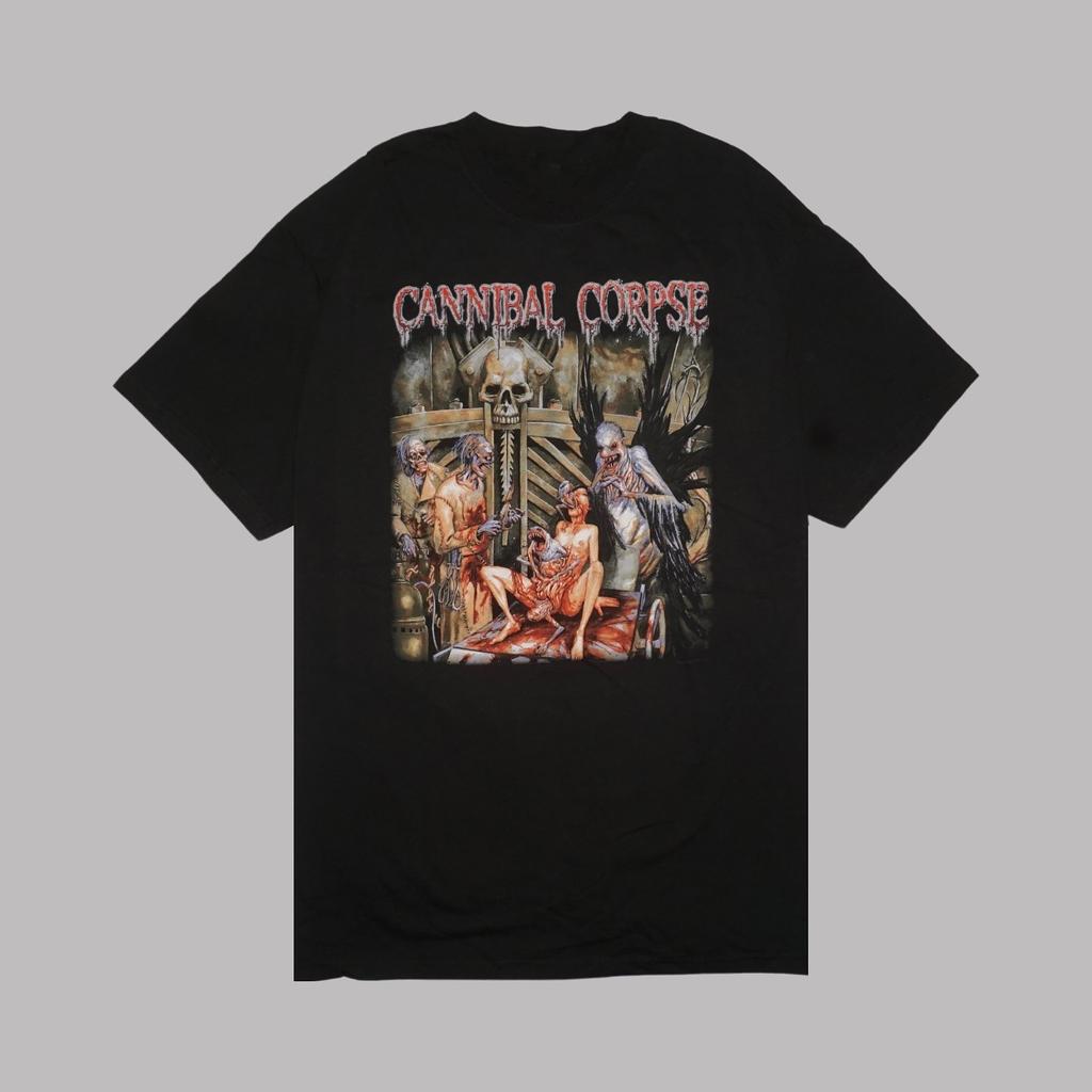 Cannibal Corpse Short-sleeved Printed Crew Neck Retro Cotton T-shirt Summer Breathable Hip Pop T-shirt Top Y2K Hip Pop Unisex