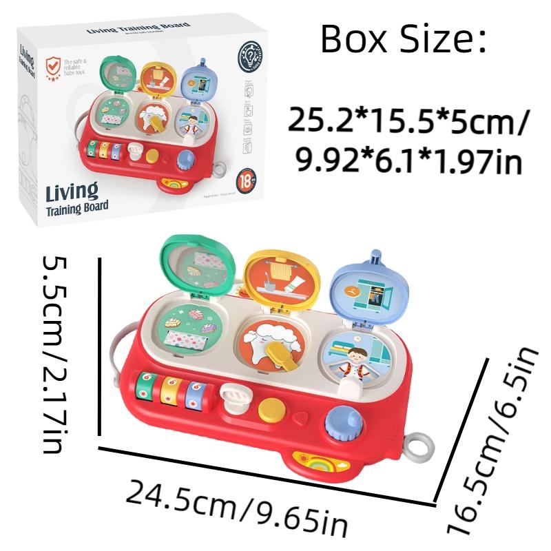 Новая трансграничная развивающая доска для малышей, игрушка для раннего развития с интеллектуальной и интерактивной разблокировкой, идеально подходит для развития младенцев Huanger 8080