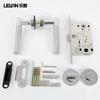 American Style Knurled Door Lock Set for Bedroom and Bathroom Doors