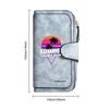 Summer Paradise Island Forever Long Wallet Fashion Retro Casual Multi Card Slots Daily Use Purse