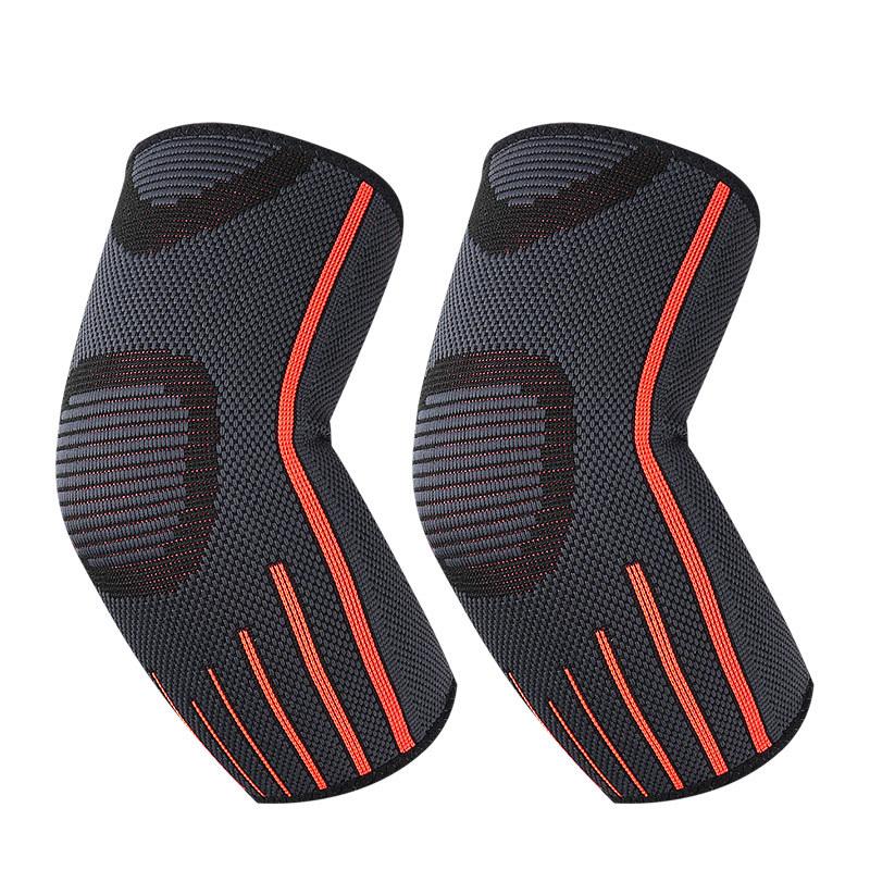 

Sports Elastic Knitted Elbow Pads Outdoor Running Cycling Basketball Badminton Protective Gear Air Conditioning Warm Elbow Pads M