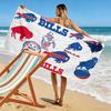 Bills Mafia Print Beach Towel, Large Soft Quick Dry Towel for Beach Camping Swimming