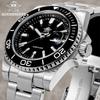 ADDIESDIVE 41mm Men's Quartz Watch BGW9 Super Luminous 200m Waterproof Diver Watches Ceramic Bezel Stainless Steel Sport Watch