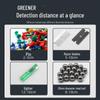 Green Forest Nagy Pontosságú Kézi Fémdetektor Mobiltelefon Biztonságához és Vizsgálóhelyiségekhez
