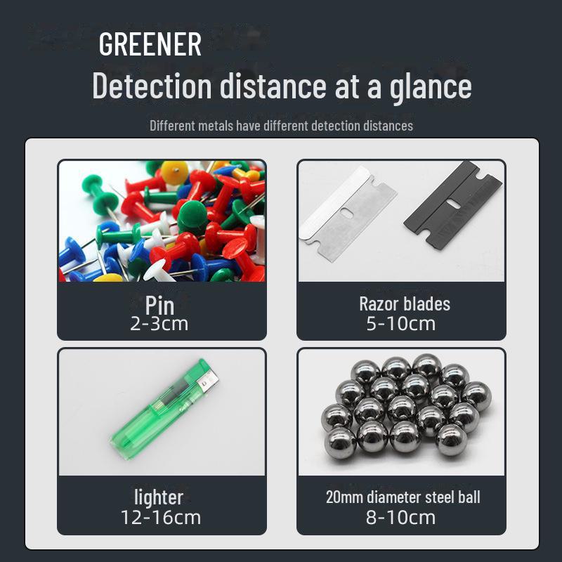 Green Forest Nagy Pontosságú Kézi Fémdetektor Mobiltelefon Biztonságához és Vizsgálóhelyiségekhez