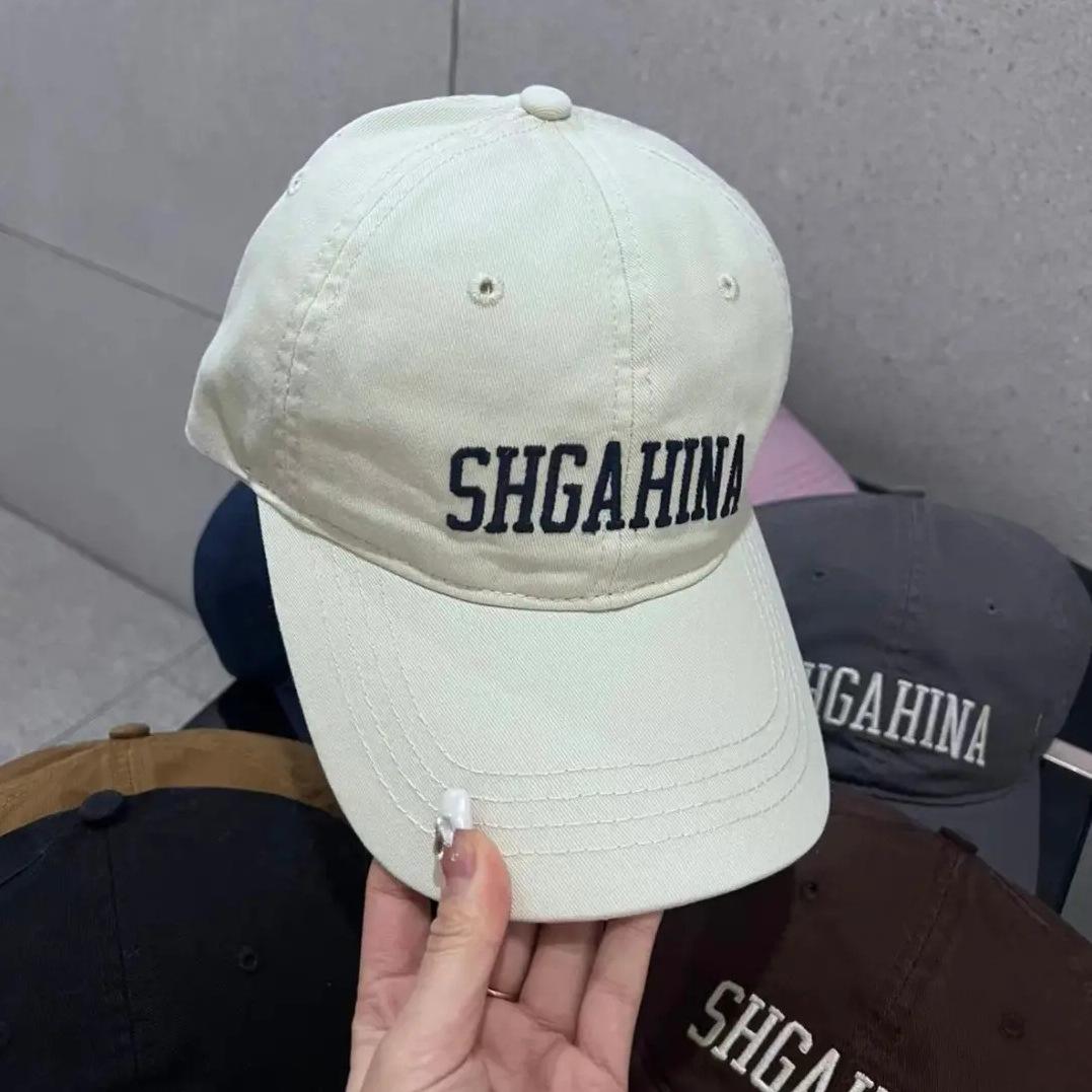 

Велика та поглиблена бейсболка з широкими полями дитяча весняно-літня бавовняна рожева кепка великий обхват голови сонцезахисна кепка adjustable