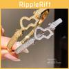 Trendy Gourd Design Zircon Hand Chain With Gold And Silver Finish For Womens Accessories