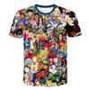 2026 Sommer Dragon Ball Retro Fitness T-shirt Herre Oversized 3D Printet Kortærmet Familie Unisex Børns Sports T-shirt