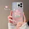 Pink Tulip for Iphone16 for Apple Phone Case 17pro Max All Inclusive 11 Silicone 15 Laser XR Set X