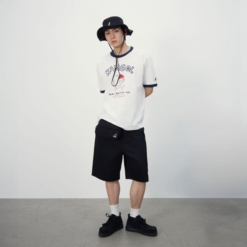 Kangol Cotton Twill Shorts Black 4063 SS
