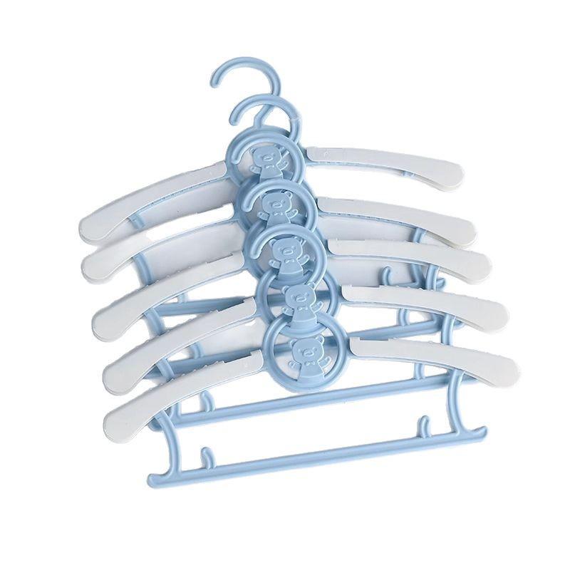 Multifunctional Non-Slip Retractable Hangers for Baby & Kids' Clothes – Small Size Drying Rack