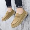 Summer Men Canvas Shoes New Boat Shoes Outdoor Slip On Loafer Fashion Casual Flats Lightweight Non Slip Deck Shoes Big Size