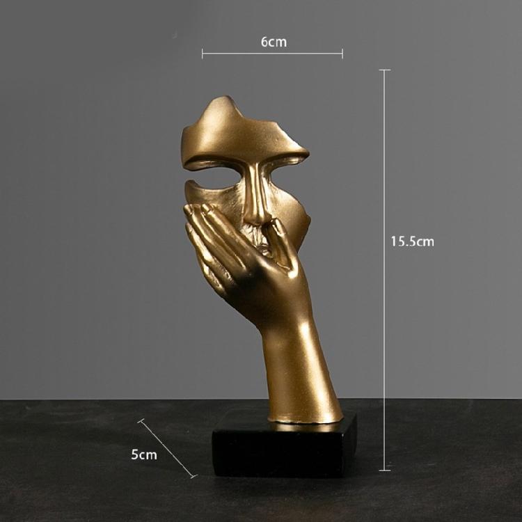 Abstract Art Woman Face Statue with Strong Texture for Office Home Decoration