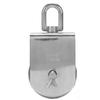 M100 Heavy Duty Double Wheel Rotating Lifting Pulley Block Stainless Steel for 3 8 Inch Rope