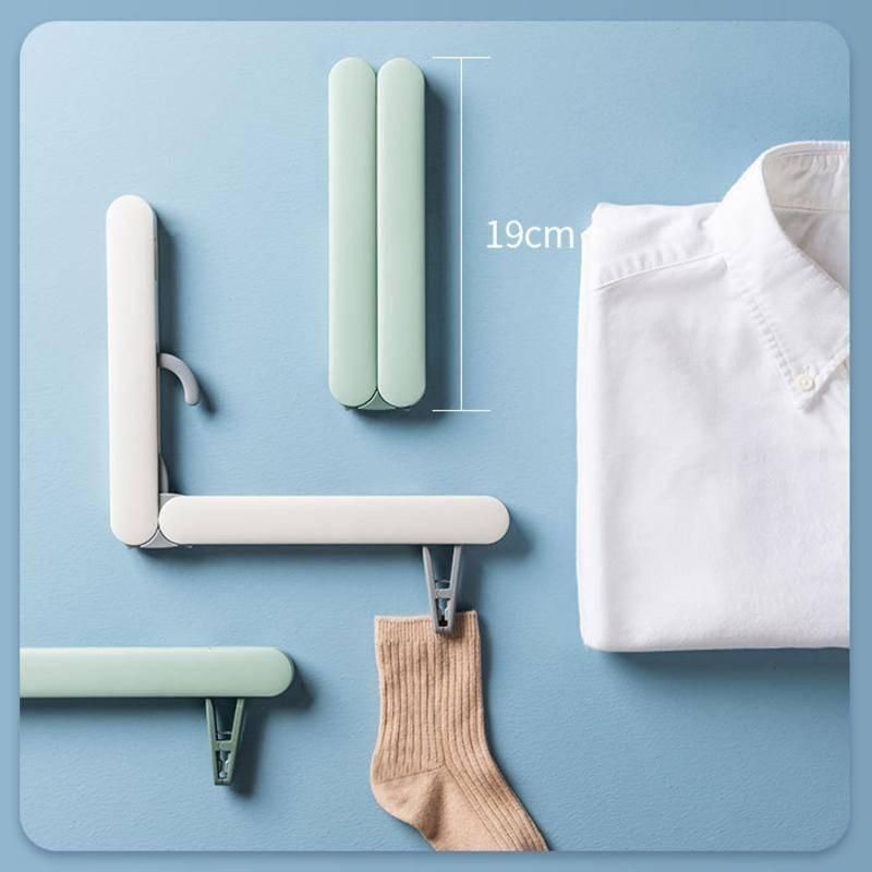 5pcs Portable Folding Travel Hanger-Multifunctional Clothes Drying Rack,Compact Foldable Design for home use,Hangers for Clothes