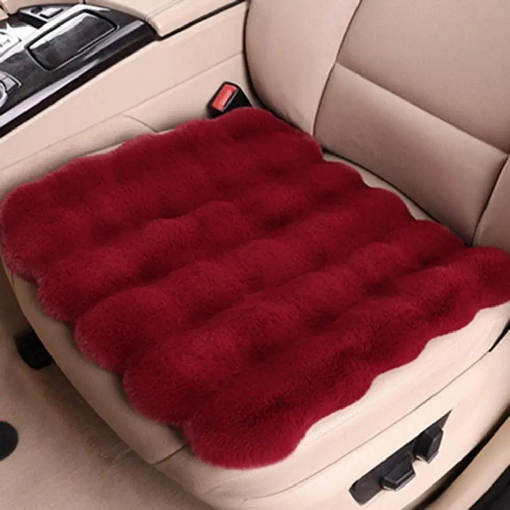 Warm Plush Winter Car Seat Cover Ultra-Soft Vehicle Dressed Decoration  Car Cushion
