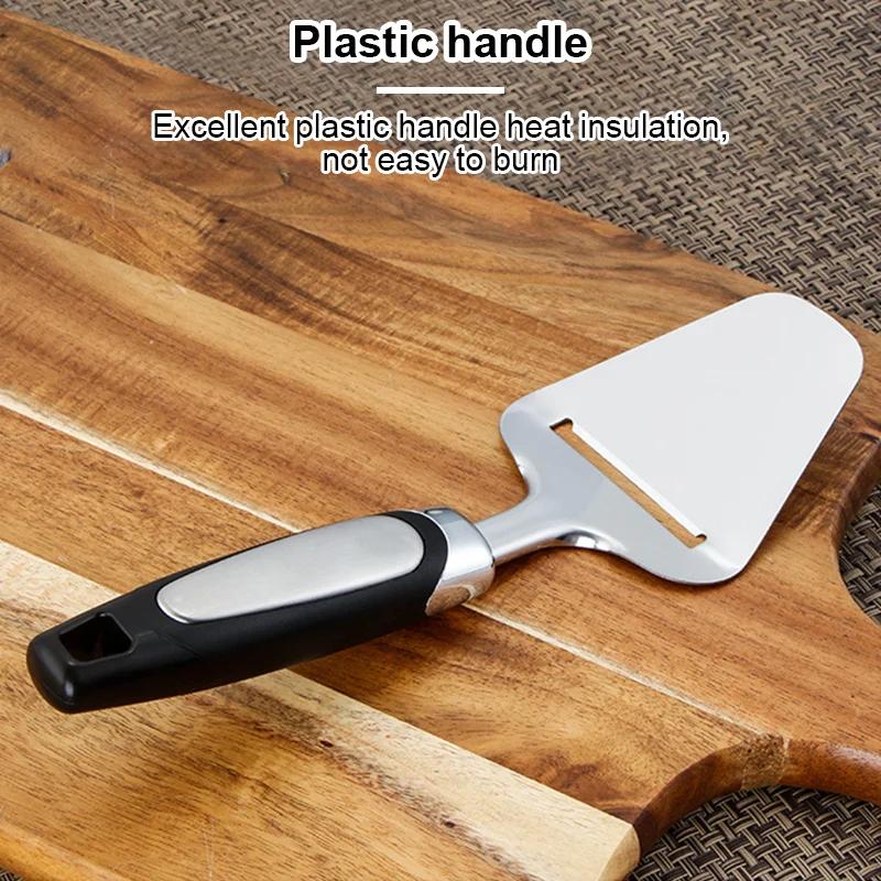 Kráječ sýrů z nerezové oceli, robustní hoblinka na sýr, multifunkční hoblinka na měkké a polotvrdé sýry, kuchyňský kráječ