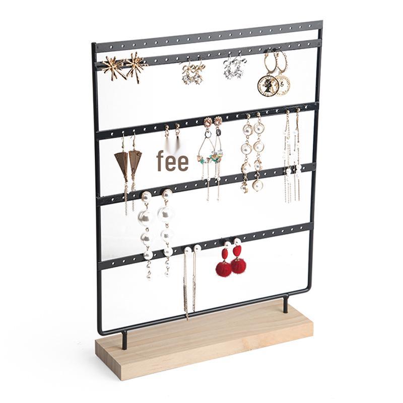 Zhiyu 5-Tier Earring Stand with 100 Holes for Jewelry Storage