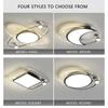 Modern Luxury LED Living Room Bedroom Ceiling Light Nordic Creative Full Moon Design Home Decoration Restaurant Lighting