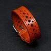 European and American New Bracelets, Retro Hollow Men's Wide Leather Bracelets, Personalized Cycling Accessories