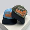 Baseball Letterings Alphabet Printed Graffiti Art Street Urban Style American Women  Men For Neutral Gender Fresh Caps Peaked Hats Sunshade Color