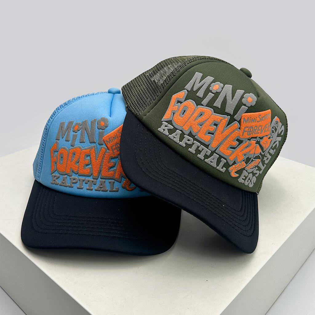 Baseball Letterings Alphabet Printed Graffiti Art Street Urban Style American Women  Men For Neutral Gender Fresh Caps Peaked Hats Sunshade Color