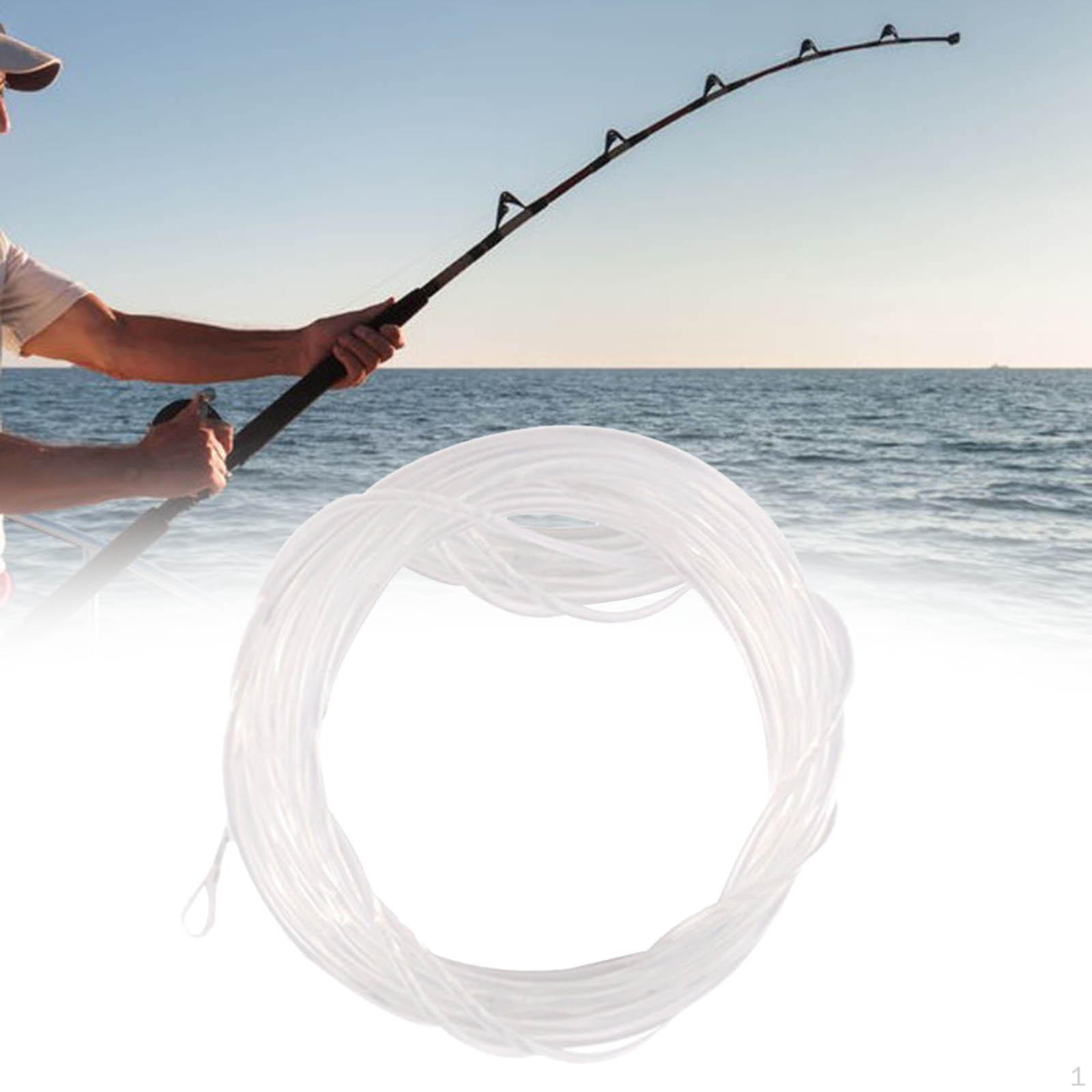 Kit 12lb 24lb Leader Braided Backing Fish 10FT 24lbs_Clear Floating