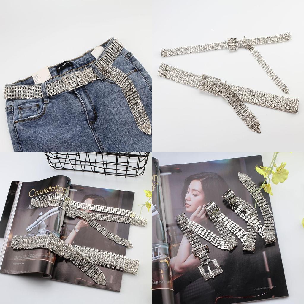 Elegant Body Metal Chain With Sparkling Crystals For Wedding And Prom Looks