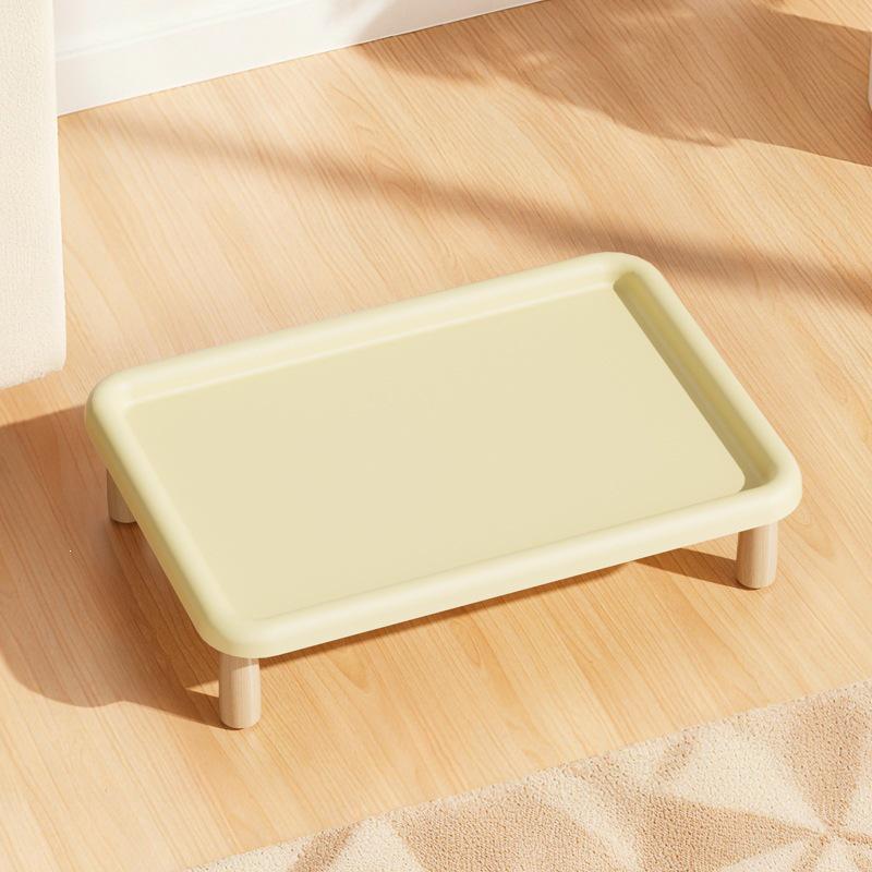 Elevated Ceramic Cat & Dog Bowl Stand - Leak-Proof, Neck Protection, Multifunctional for Dining & Water