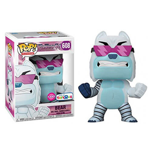 Teen Titans Go! Night Begins To Shine Bear Flocked US Pop