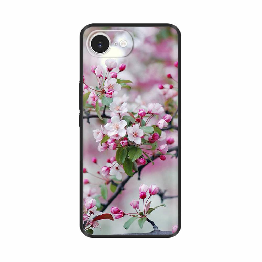 Silicone Phone Case For For iPhone 16E iPhone16E SE 2025 SE4 5G Soft Black Shockproof Shell Protection Back Cover Cases Coque