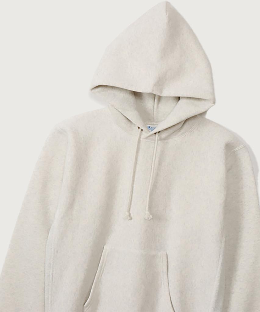 Reverse Weave Blu-Tack Regular Fit Fleece-Lined Hoodie Oatmeal