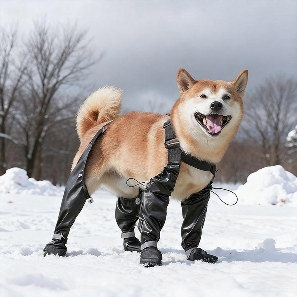 Dog Shoes Foot Protector For Dogs With Suspender For Injured Stop Licking Outdoor Walking Rain Hot Weather Dog Rain Cover